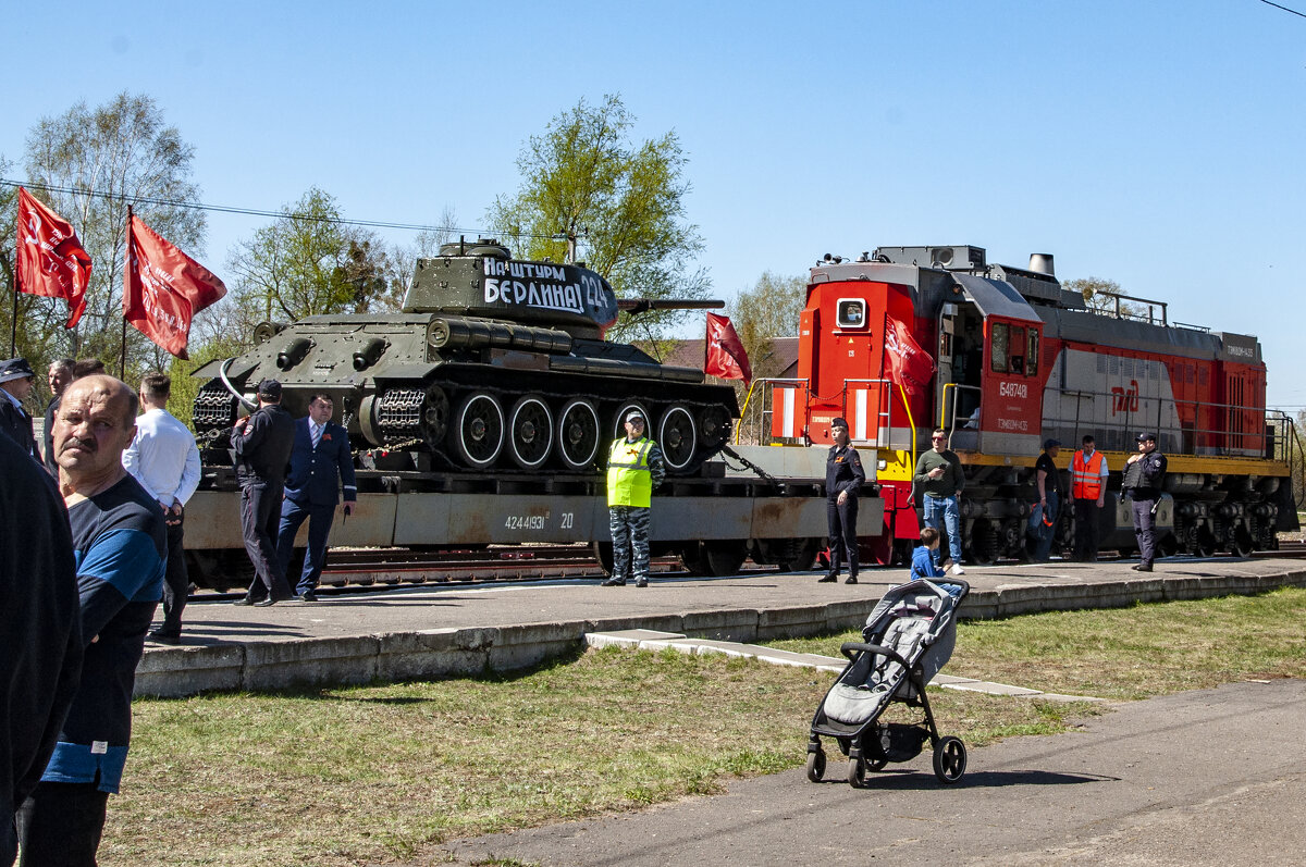 Поезд Победы прибыл в Полесск - Gen Поезд Победы прибыл в Полесск - Gen