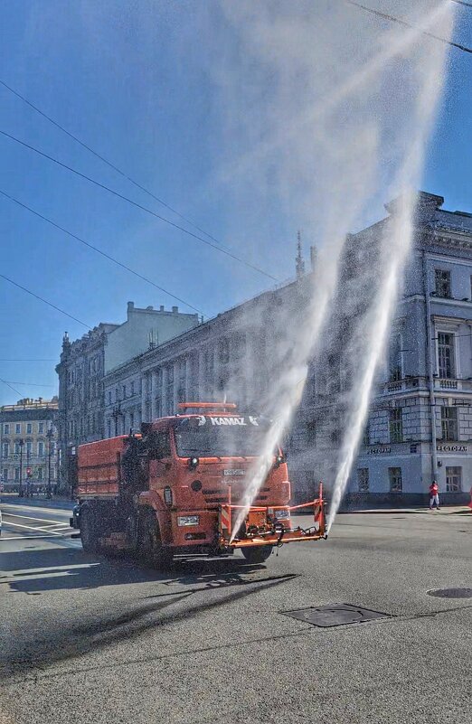 Передвижной фонтан в Петербурге. - ast62 Передвижной фонтан в Петербурге. - ast62