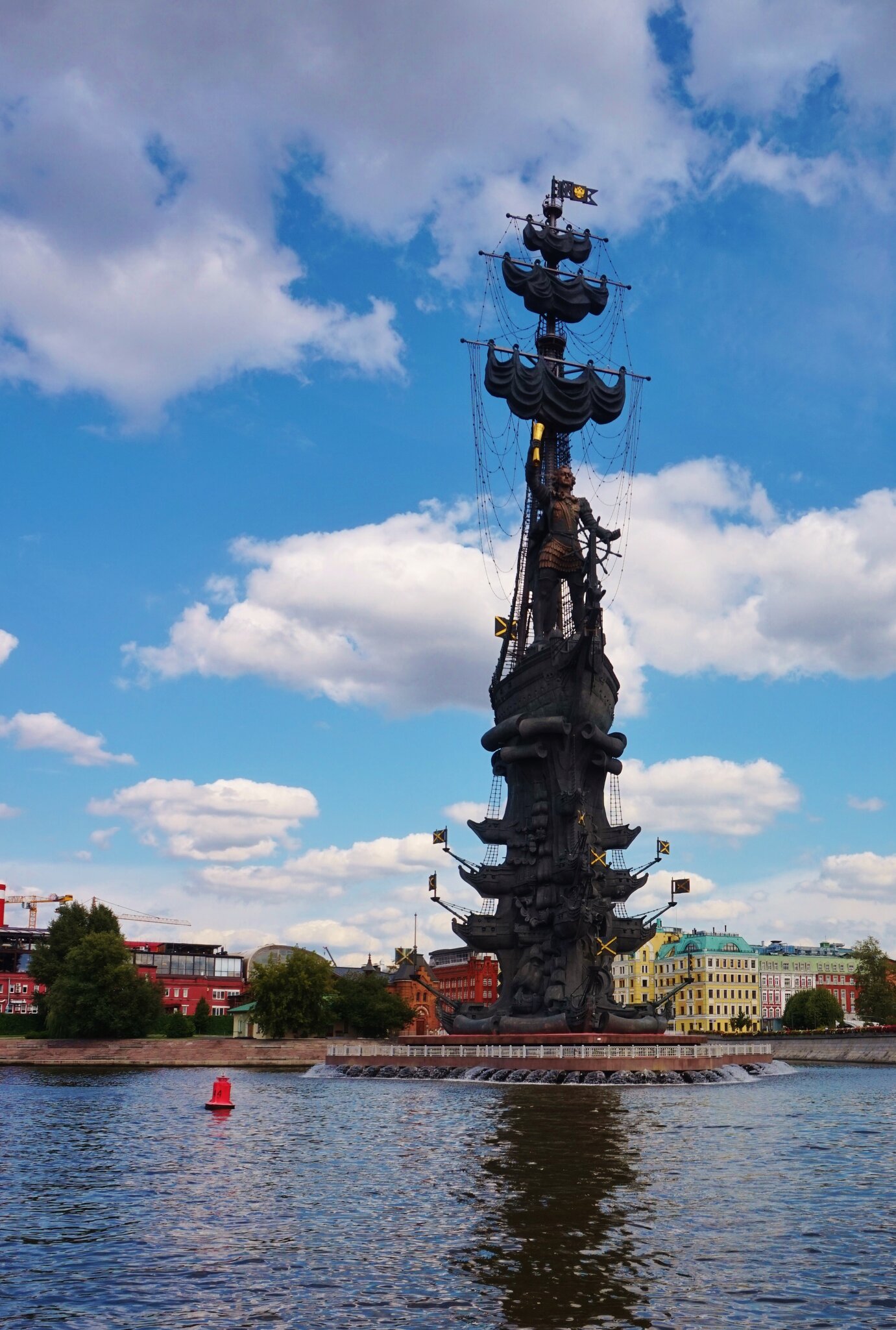 Памятник петру 1 в москве на москве реке :: Nataly St. Памятник петру 1 в москве на москве реке :: Nataly St.