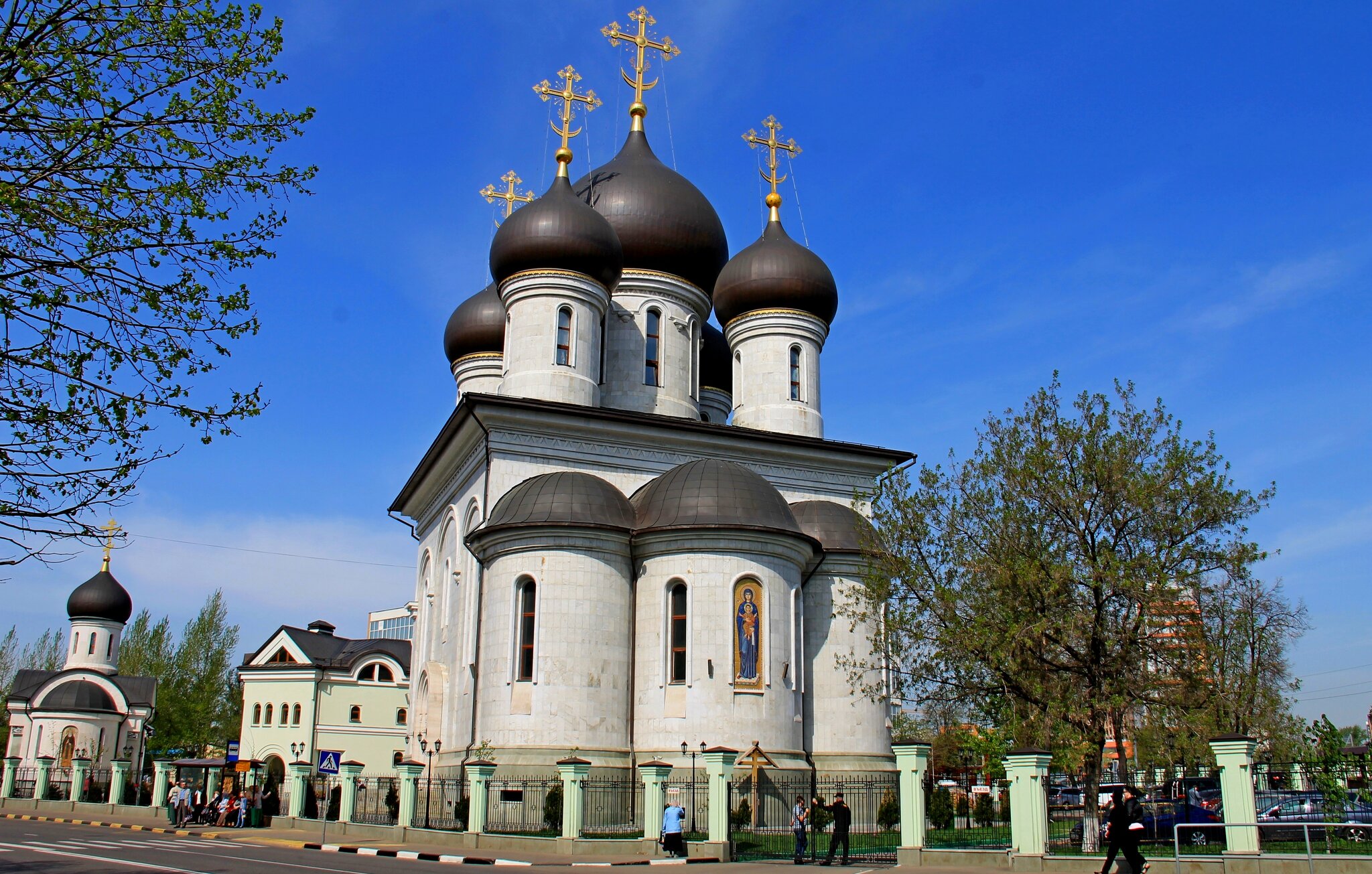 ХРАМ СЕРГИЯ РАДОНЕЖСКОГО В МОСКВЕ :: Валентина ХРАМ СЕРГИЯ РАДОНЕЖСКОГО В МОСКВЕ :: Валентина