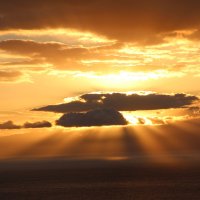 ЗАКАТ ,ВИД НА ОСТРОВ ГОМЕРА ,КАНАРСКИЕ ОСТРОВА :: ТАТЬЯНА