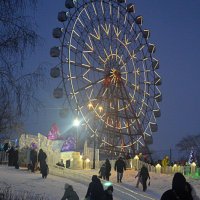 В ледяном городке на Оби :: Татьяна Лютаева