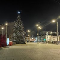 Москва Новогодняя. Серпуховская площадь :: Gen 