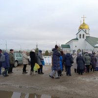 За святой водицей. В день Богоявления. :: Мария Васильева