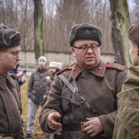 Участники реконструкции штурма Гумбиннена в январе 1945 года :: Sergey 