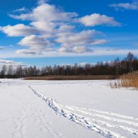 Палатка любителя зимней рыбалки. :: Милешкин Владимир Алексеевич 