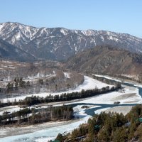 Катунь...Февраль :: владимир 