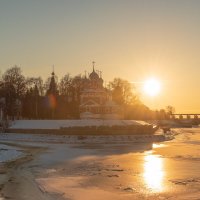 Углич на закате, 22.02.2025 г. :: Дарья Меркулова