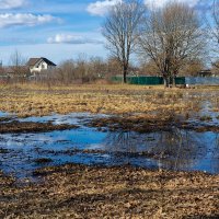 Талая вода в апреле :: Александр Синдерёв