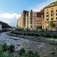 Вечер в Роза-Хутор :: Евгений Седов