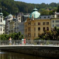 Солнечный день в Карловых Варах :: Юрий. Шмаков