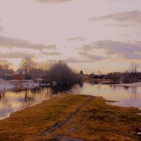 Весенний вечер на реке :: Сергей Кочнев