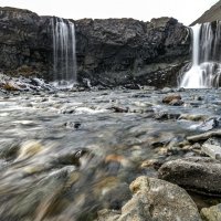 Двойной водопад Скутафосс :: Георгий А Двойной водопад Скутафосс :: Георгий А