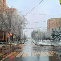 Снег в апреле. :: Михаил Столяров