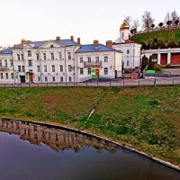 Вид на  берег реки Витьбы.и прилегающие сооружения. :: Vladimir Semenchukov