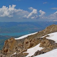 ПРОГУЛКА НА БОЛЬШОЙ ЧИМГАН - 2, с вершины. :: Виктор Осипчук
