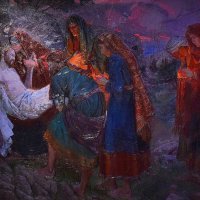 Марина Вострикова "Положение во гроб" :: Татьяна Помогалова