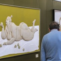 На выставке Латифа Казбекова. :: Александр 