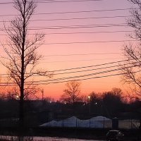 Пылающий закат. :: Ольга Пылающий закат. :: Ольга