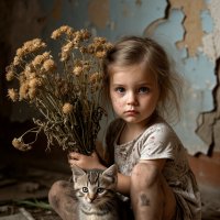 Детский портрет в Dirty style 1 :: дмитрий мякин