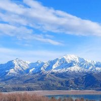 БОЛЬШОЙ ЧИМГАН, 3300м, вид со стороны. :: Виктор Осипчук БОЛЬШОЙ ЧИМГАН, 3300м, вид со стороны. :: Виктор Осипчук