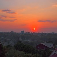 Ночной Брянск/крыши :: Евгений 