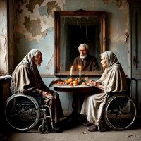 Поминальный ужин. :: Сергей Сергеев