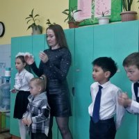 В школе,на турнире по шашкам. :: Андрей Хлопонин