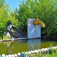 Чебоксары. Скульптурная композиция "Дарящая воду". :: Пётр Чернега