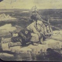 "На льдине" В.Васнецов . Старинная открытка. :: Валерий Кокорев