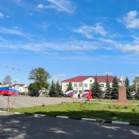 Стародуб в праздничном убранстве. :: Ольга Стародуб в праздничном убранстве. :: Ольга