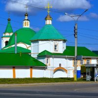 Чебоксары. Надвратная церковь Феодора Стратилата. :: Пётр Чернега