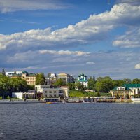 "Облака. Набережная залива"© :: Владимир Макаров "Облака. Набережная залива"© :: Владимир Макаров