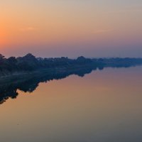 закат на реке Ганга :: Георгий А