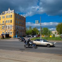 На мотоцикле :: Александр Синдерёв