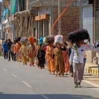 Паломники идут к реке Ганга :: Георгий А