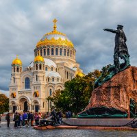 Никольский Морской собор и памятник адмиралу С. Макарову. :: Игорь Викторов