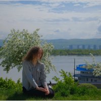 На набережной Енисея :: Алексей Хвастунов На набережной Енисея :: Алексей Хвастунов