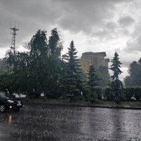 Дождь в Караганде :: Андрей Хлопонин