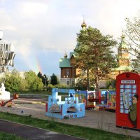 Радуга над "Детским сквером" :: Ольга 