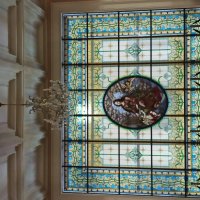 Витраж «Святая Цецилия» в Московской консерватории :: Галина 