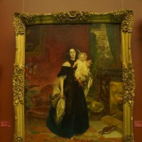 Портрет М.А. Бек с дочерью Марией / 1840 :: zavitok *