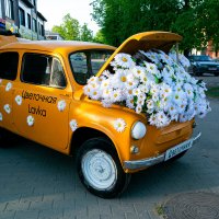 Машинка в центре города. :: Светлана Мишенёва