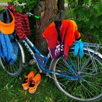 Ученый сделал открытие! (Открыл плавательный сезон) :: Андрей Лукьянов Ученый сделал открытие! (Открыл плавательный сезон) :: Андрей Лукьянов