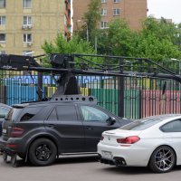 Мини кран на крыше мерседеса :: Oleg4618 Шутченко