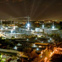 А из нашего окна стройка вечная видна! :: Yuri Chudnovetz