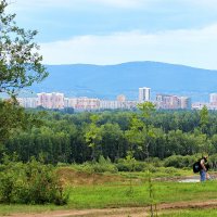 Таёжный город в горах на Енисее :: Василий 