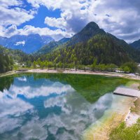 Горное озеро :: Сергей Титов Горное озеро :: Сергей Титов