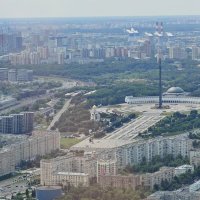 Поклонная гора со смотровой площадки Москва-Сити :: <<< Наташа >>>