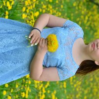 Девочка с одуванами :: Джексон Девочка с одуванами :: Джексон